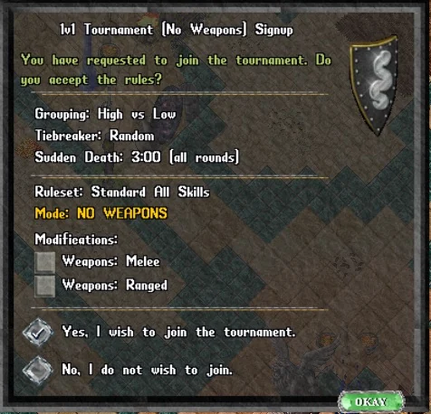 Automatic Events example in Heroes Of Ultima