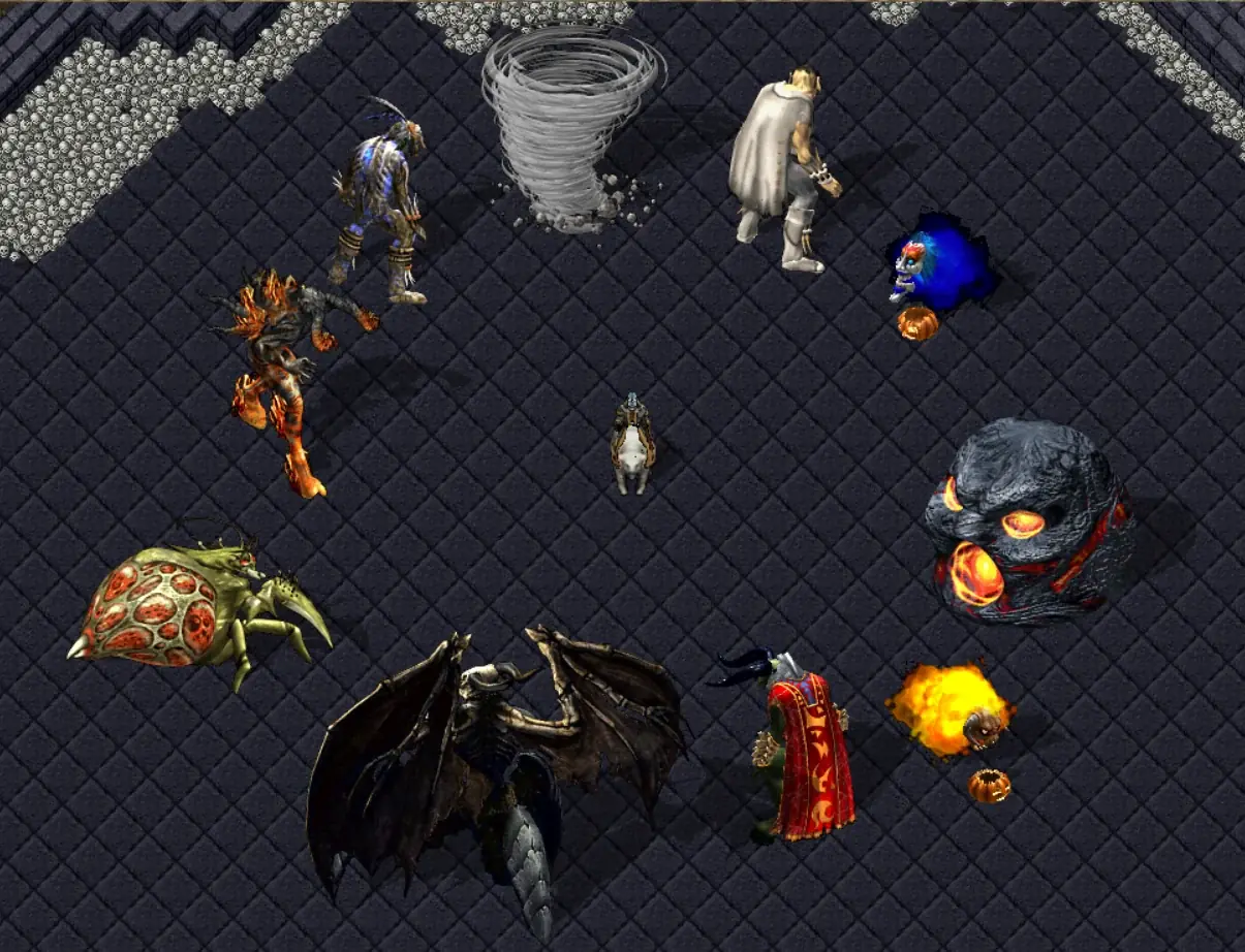 Boss Hunting example in Heroes Of Ultima