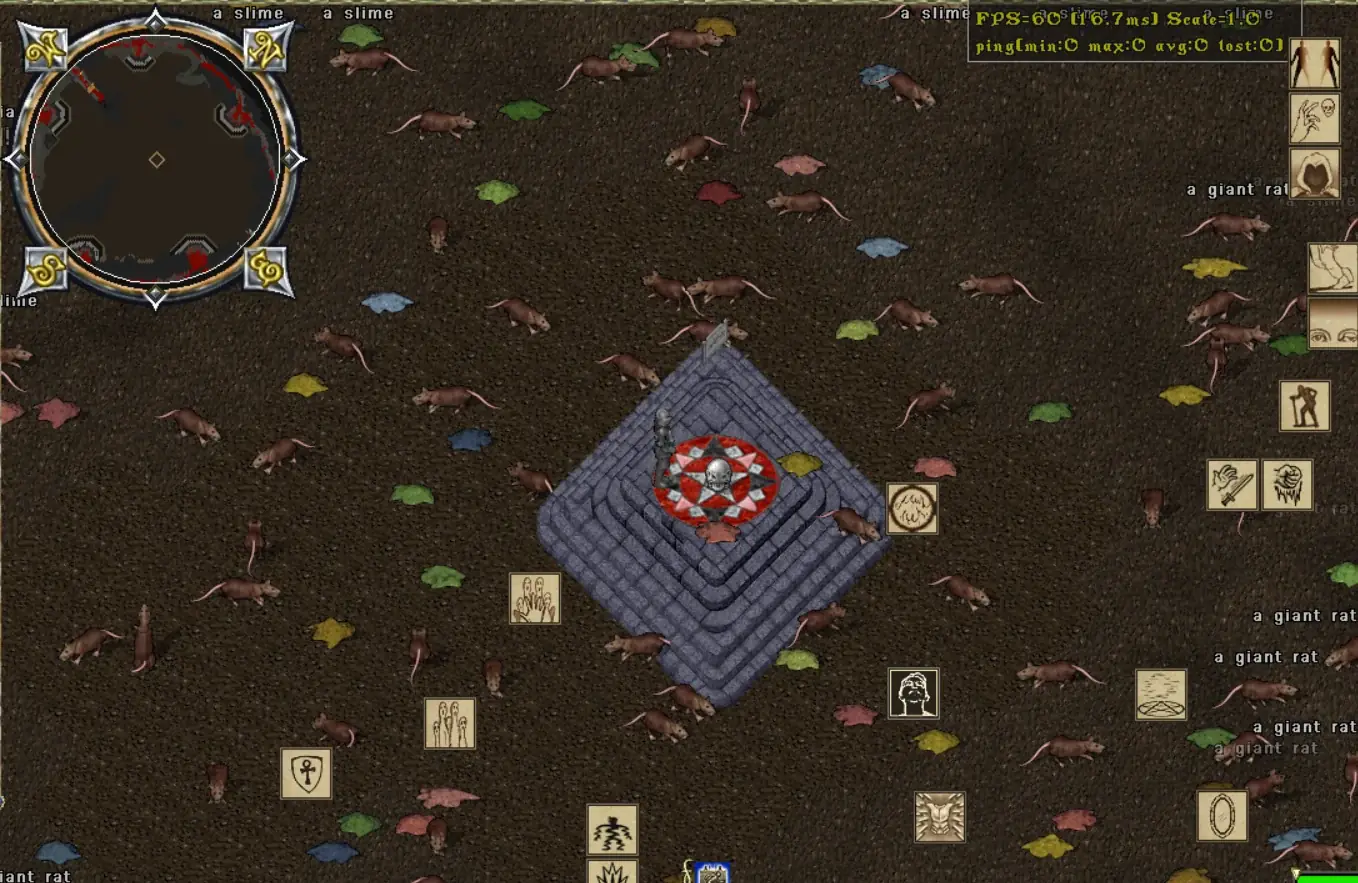 Champion Spawns example in Heroes Of Ultima