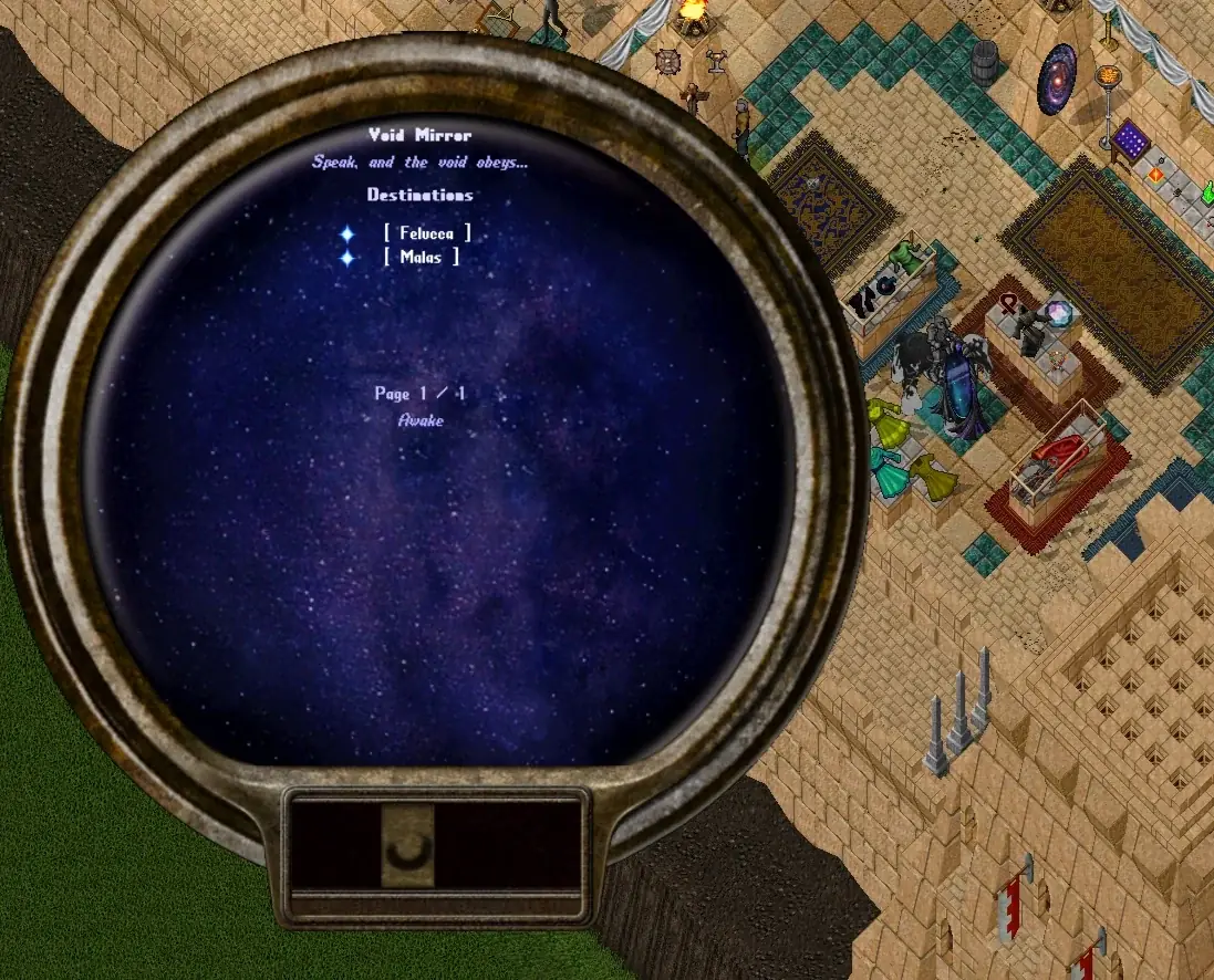 Void Mirror example in Heroes Of Ultima